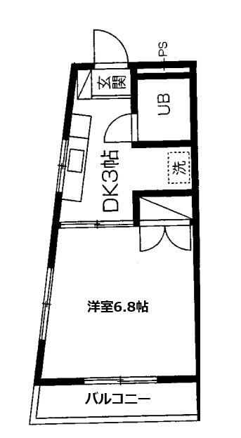 1DK Apartment for Rent in Kokubunji, Tokyo - 50,000 Yen - Thumbnail 2