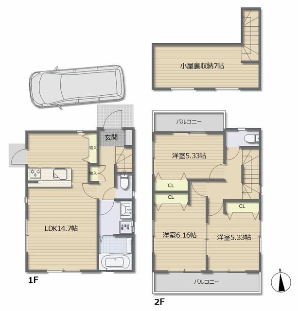 New 3LDK House in Higashikurume, Tokyo - 2026 Completion - Thumbnail 4