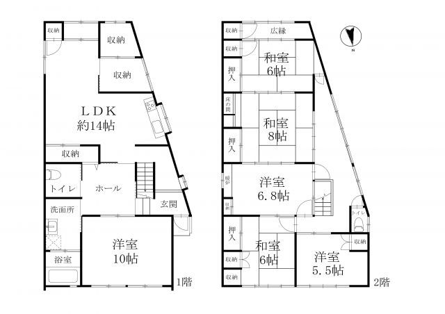 6SLDK Steel-Frame House for Sale in Kitakyushu, Fukuoka - Image 44