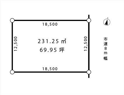 Land for Sale in Atsubetsu-ku, Sapporo, Hokkaido - 231 sqm - Thumbnail 2