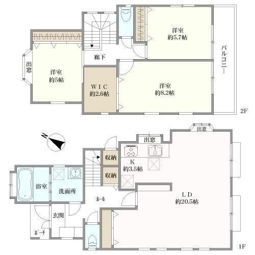 2006 3LDK Detached House with WIC in Hachioji, Tokyo - Thumbnail 3