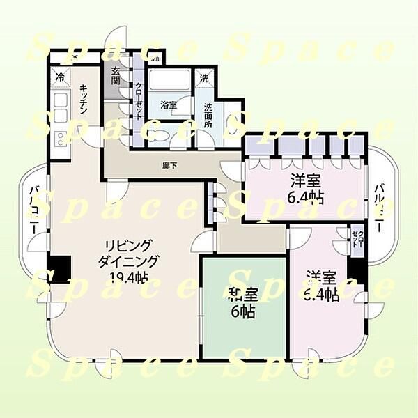 3LDK Apartment for Sale in Chiyoda Ward, Tokyo (92.79 sqm) - Thumbnail 2