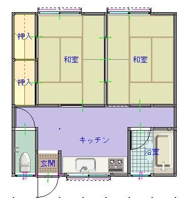 2DK Apartment for Rent in Koriyama, Fukushima - Thumbnail 2