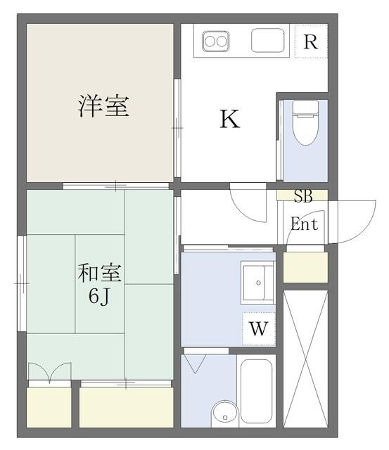 2K Apartment for Rent in Fukaya, Saitama - 43.92 sqm - Thumbnail 4