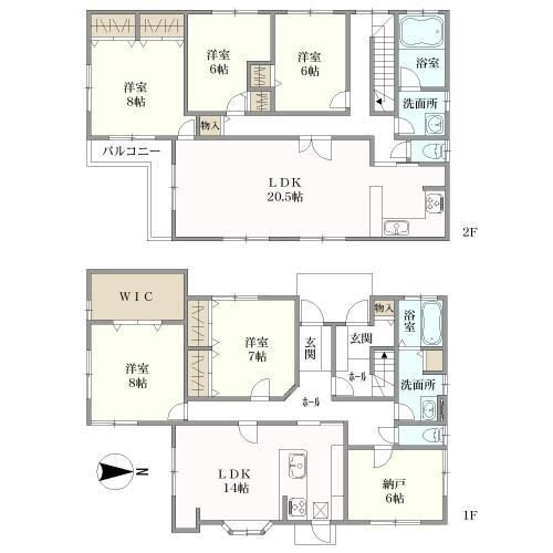 2-Story Wooden House for Sale in Miyahara, Saitama - 193.77㎡ - Thumbnail 4