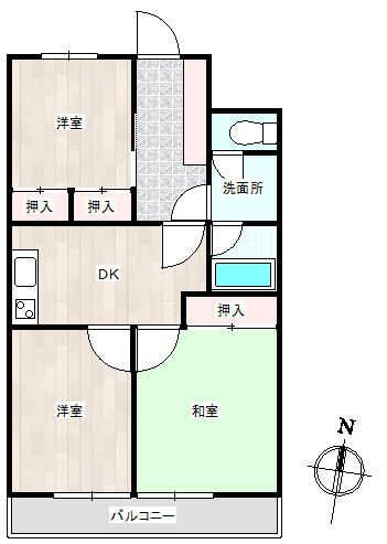 3DK Apartment for Sale in Fussa, Tokyo - Near Ushihama Station - Thumbnail 2