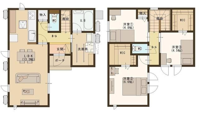 New Build 3LDK House in Fukuyama, Hiroshima | 80.73 sqm - Thumbnail 2