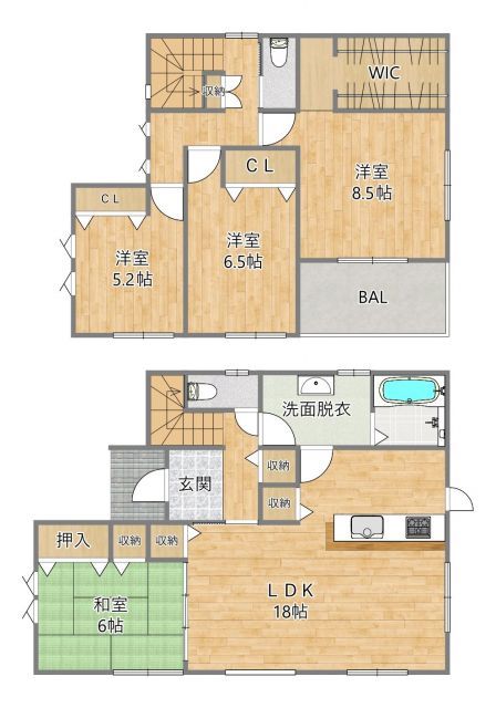 New 4LDK House in Iizuka, Fukuoka with 3 Parking Spaces - Image 44
