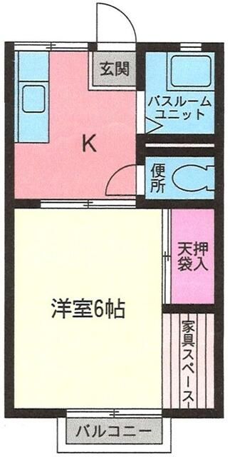 1K Apartment for Rent in Isehara, Kanagawa - 30,000 Yen - Thumbnail 2