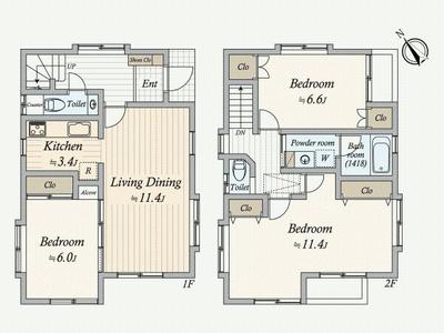 3LDK Detached House in Komae, Tokyo | 1996 Build | Corner Lot — Image 44, Komae, Tokyo