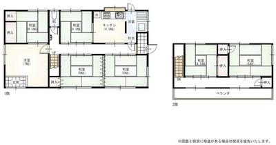 7K Detached House for Sale in Fujioka, Gunma - 480万円 — Image 44, Fujioka, Gunma