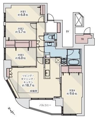 4LDK Apartment for Sale in Nishi Ward, Sapporo - Thumbnail 3