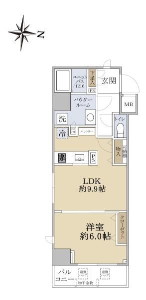 Stage Grande Tama River 1LDK Apartment for Sale in Ota, Tokyo - Thumbnail 4
