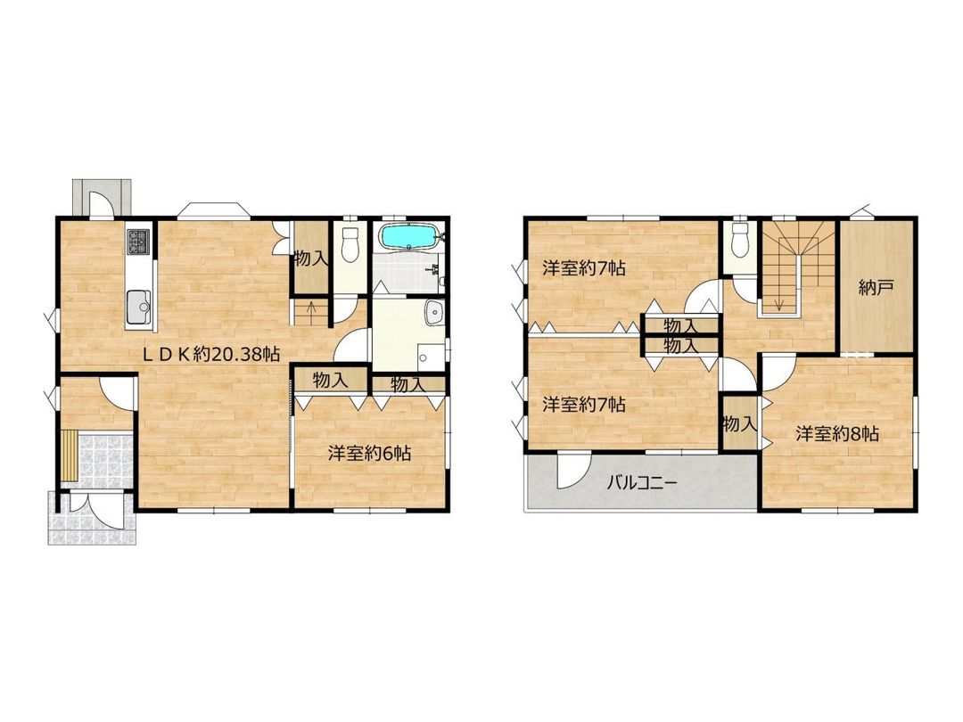 4SLDK House for Sale in Quiet Takamatsu Neighborhood with 3 Car Parking - Thumbnail 2