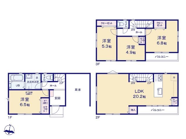 New 4LDK House in Kawaguchi, Saitama - 115 sqm, Nov 2025 Completion - Thumbnail 3