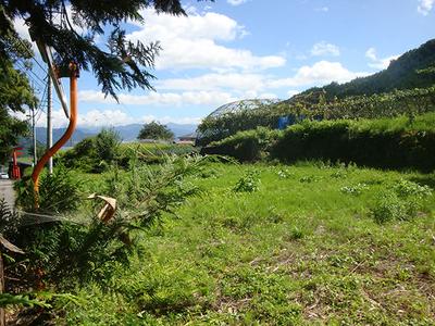 Land in a grape village overlooking Mt. Fuji: Villas, real estate, properties for sale Hometown Information Center: Nationwide rural living property data — Land, Yamanashi, Yamanashi