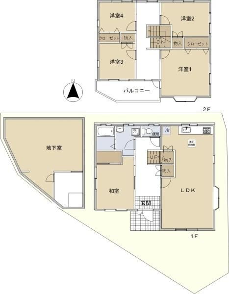 5LDK House for Sale in Fujisawa with Basement and Corner Lot - Thumbnail 4