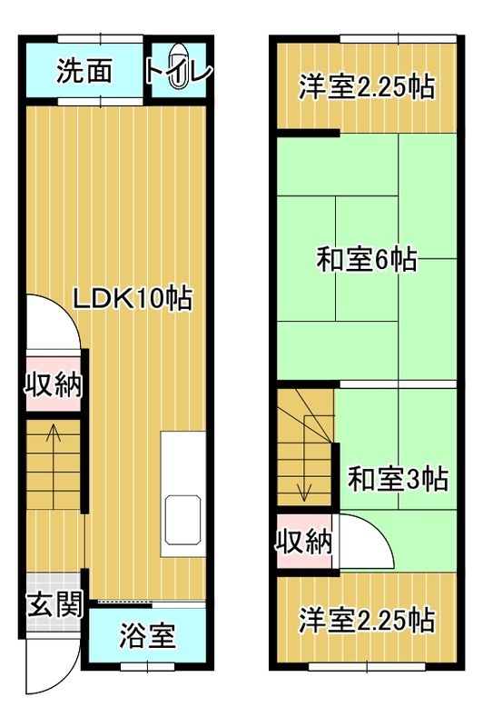 2LDK Terraced House in Higashiosaka, Osaka - Thumbnail 2