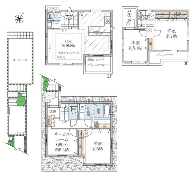 3SLDK House for Sale in Ichikawa, Chiba - Main Image