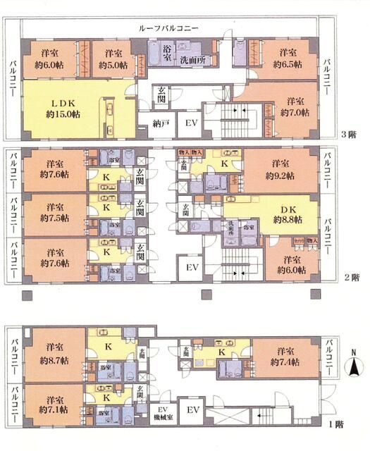 Queen Koganei Apartment Building for Sale in Ota, Tokyo - Thumbnail 3