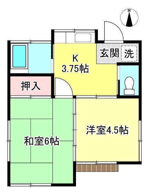 2K Rental House in Higashikurume, Tokyo - 70,000 Yen - Thumbnail 2