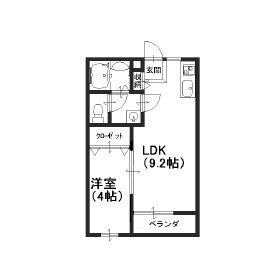1LDK Apartment for Rent in Fujikawa Town, Yamanashi - Thumbnail 4