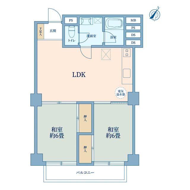 2LDK Apartment for Sale near Warabi Station, Saitama - Thumbnail 4