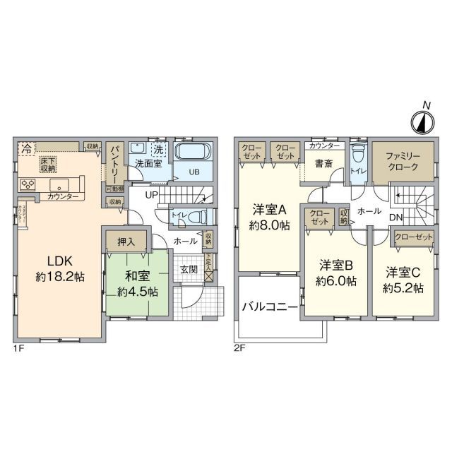 2022 Built 4LDK House in Kitakyushu with Parking for 3 Cars - Thumbnail 2