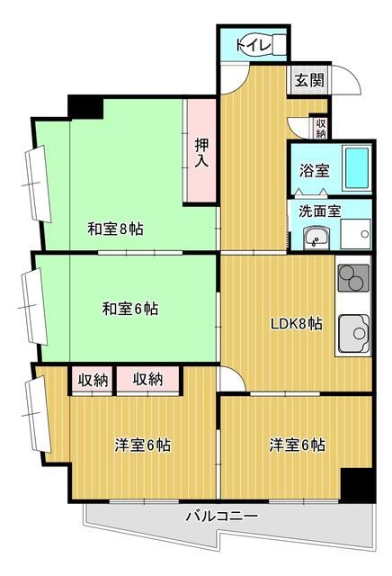 4LDK Apartment for Rent in Kofu, Yamanashi - Family Unit with Parking - Thumbnail 2