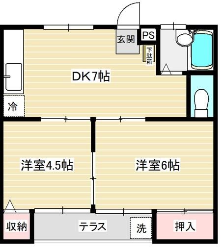 2DK Apartment for Rent in Kawasaki, Kanagawa - 37.26 sqm - Thumbnail 3
