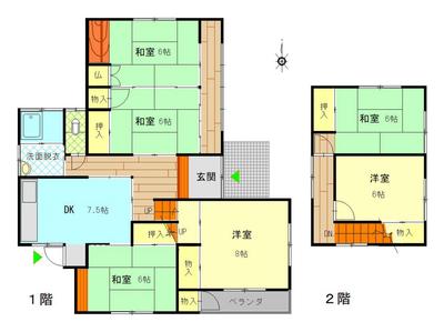 [Real Estate Japan] Property details: Okayama Prefecture Tomata-gun Kagamino-cho Kamisaihara / Innosho Station property information: Used detached house — Image 4, Kagamino, Okayama