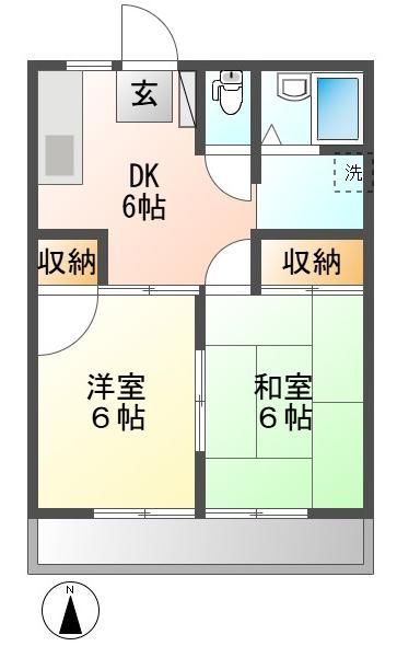 Sun Village Tama Lake 2DK Apartment for Rent in Higashimurayama - Thumbnail 2