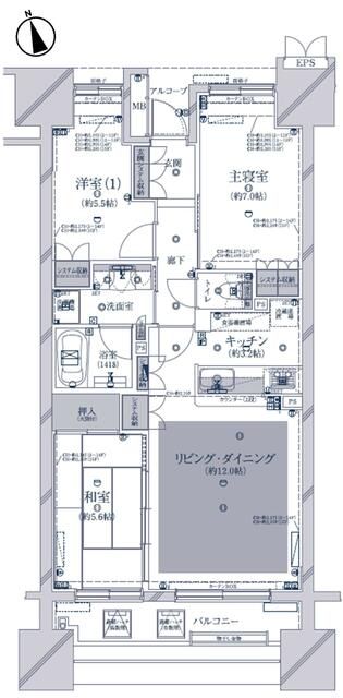 3LDK Apartment for Rent in Morioka City, Iwate - Thumbnail 4