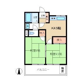 2K Apartment for Rent near Mogusaen Station, Hino City, Tokyo - Thumbnail 3