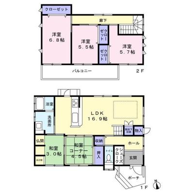 5LDK Detached House in Kasuga, Fukuoka with Free Parking for 3 Cars — Image 44, Kasuga, Fukuoka