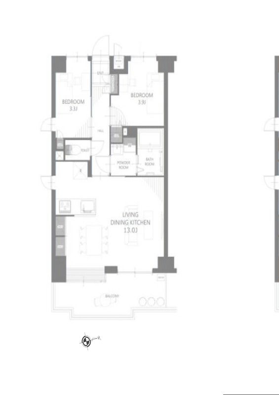 Wakore Kasukabe 2LDK Apartment for Sale in Saitama - Thumbnail 2