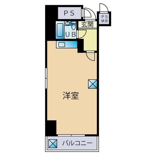Used Apartment in Central Chiba, 20.65 sqm, 1R - Thumbnail 2