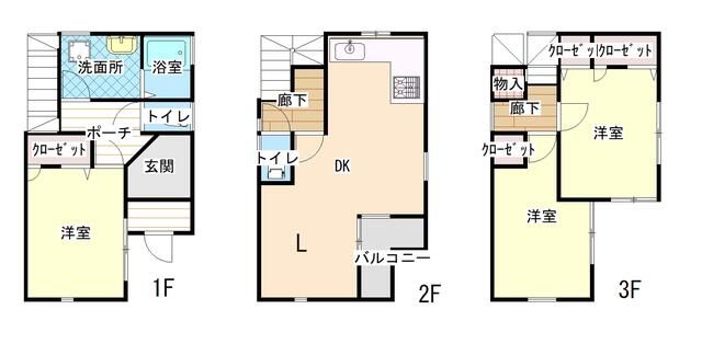 3LDK House for Rent in Yokosuka, Kanagawa - 76 sqm - Thumbnail 3