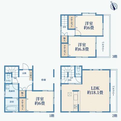 2021 Built 3LDK Detached House in Niiza, Saitama — Image 44, Niiza, Saitama