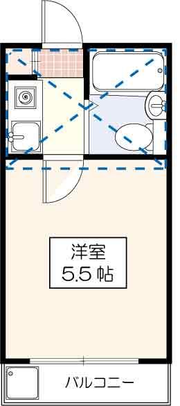 1K Apartment for Rent in Kodaira, Tokyo - 15 sqm - Image 1