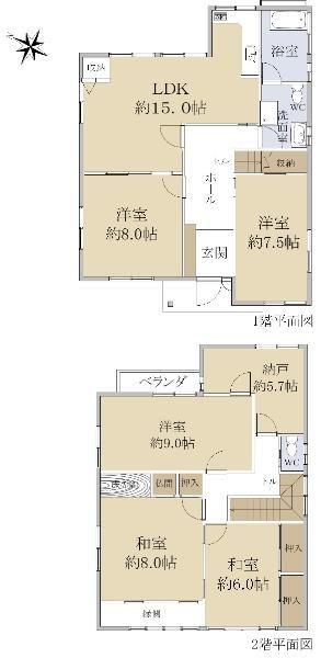 5LDK Detached House for Sale in Settsu City, Osaka — Image 44, Settsu, Osaka