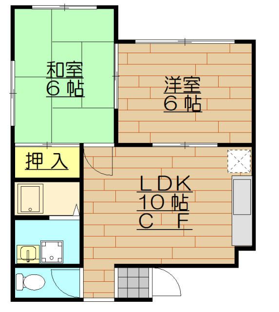 2DK Apartment for Rent in Fujimino, Saitama - 42m² - Thumbnail 2