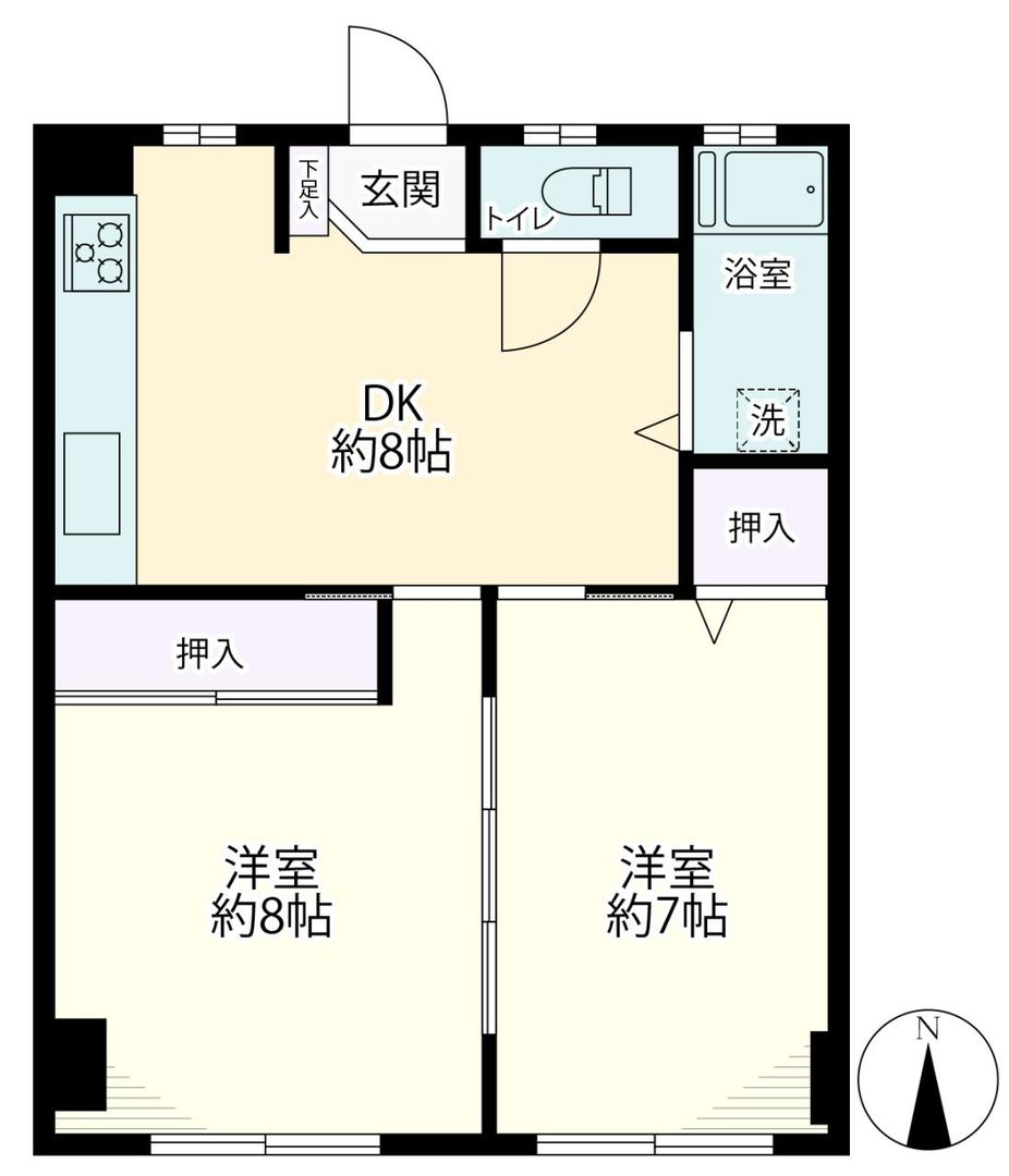 2DK Apartment for Sale in Kanagawa-ku, Yokohama - Thumbnail 3