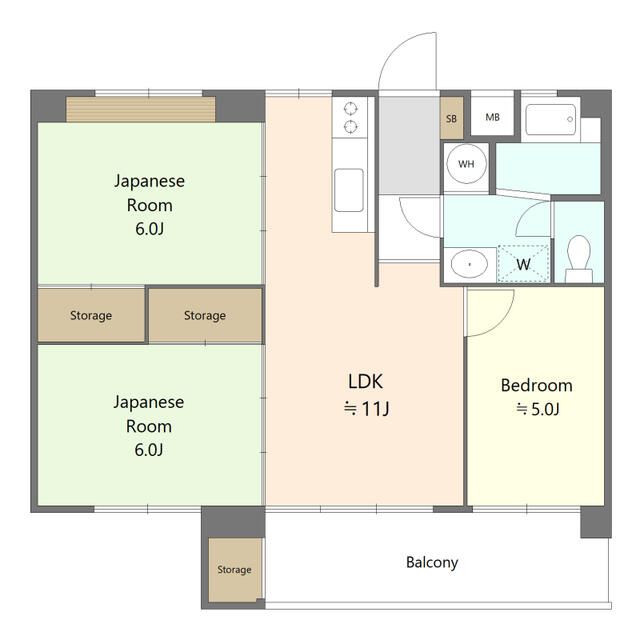 3DK Apartment for Sale in Green Heim, Hiratsuka, Kanagawa - Thumbnail 4