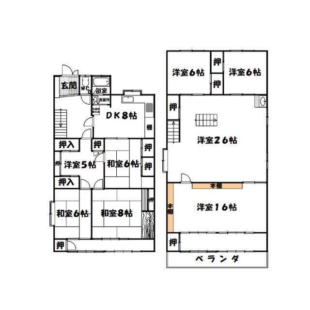 8DK Detached House for Sale in Gifu City, Gifu Prefecture - Image 44