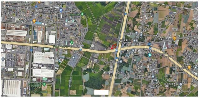 368 Tsubo Rental Land on National Route 50 in Yuki City, Ibaraki - Thumbnail 2