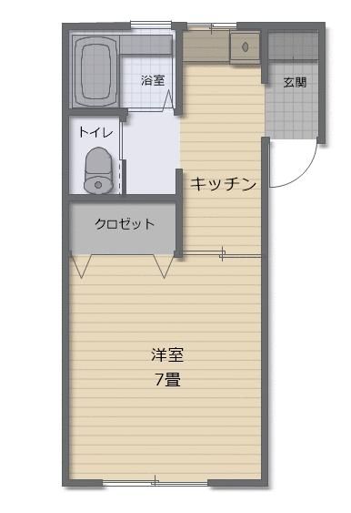 Blanc Court 1K Apartment for Rent in Ninomiya, Kanagawa - Thumbnail 2