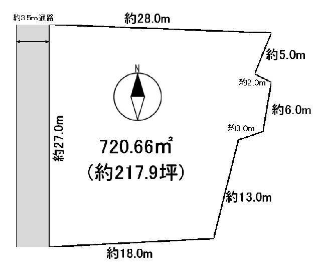 720 sqm Land Plot for Sale in Toyama City, Toyama - Thumbnail 2