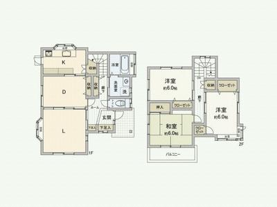 3LDK Detached House for Sale in Kawagoe, Saitama — Image 44, Kawagoe, Saitama