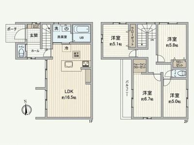 New 4LDK House for Sale in Komaki, Aichi | 102.96 sqm Land — Image 44, Gangnam, Aichi